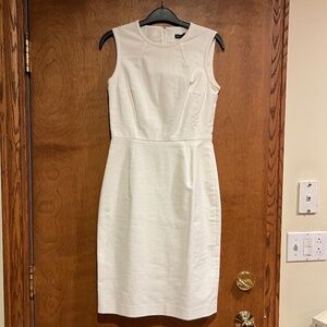 Brooks Brothers women's white sheath dress